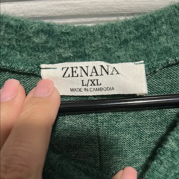 ZENANA Green Women's Sweater - Picture 2 of 8